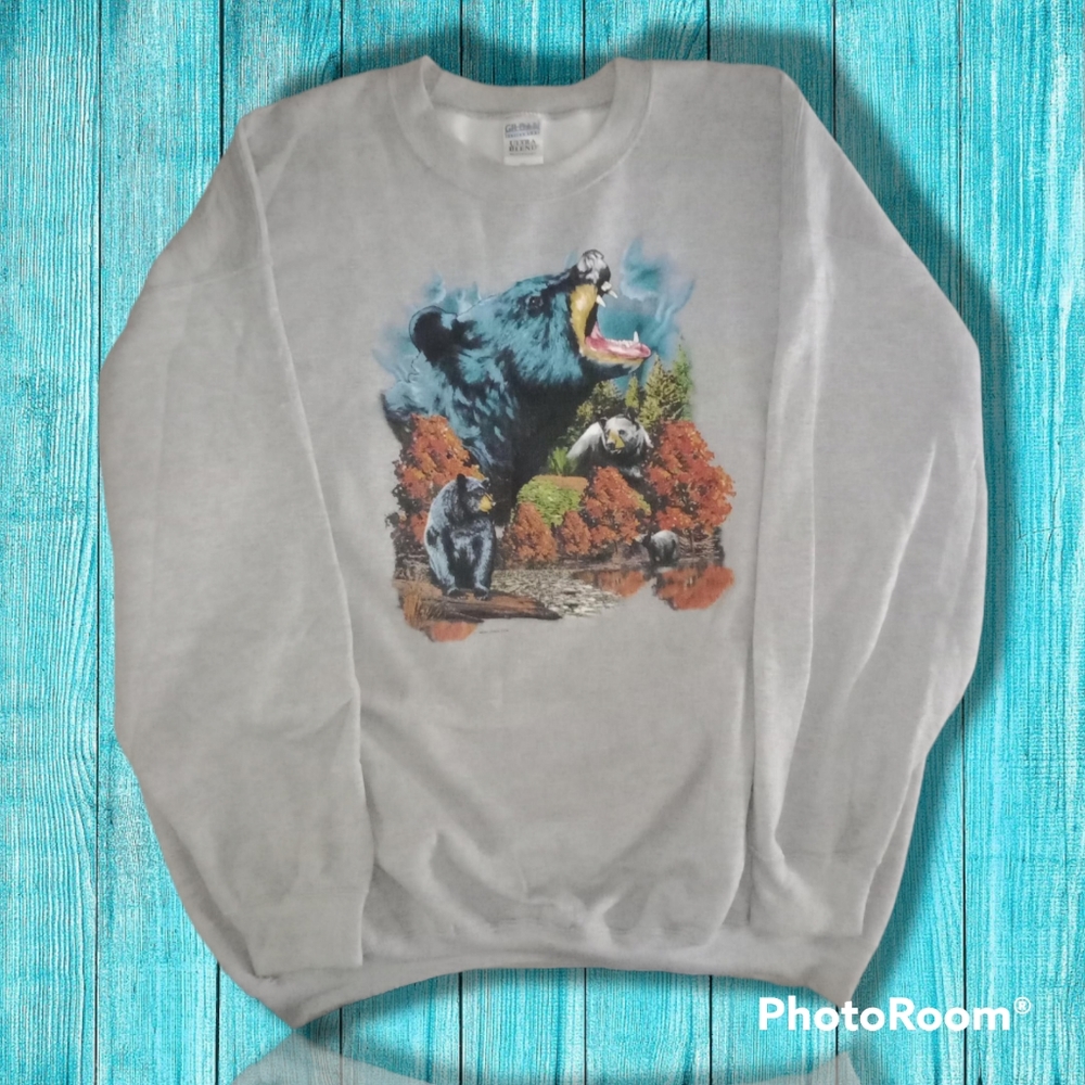 Gander Mountain Big Bears Adult Grey 2XL Sweatshirt